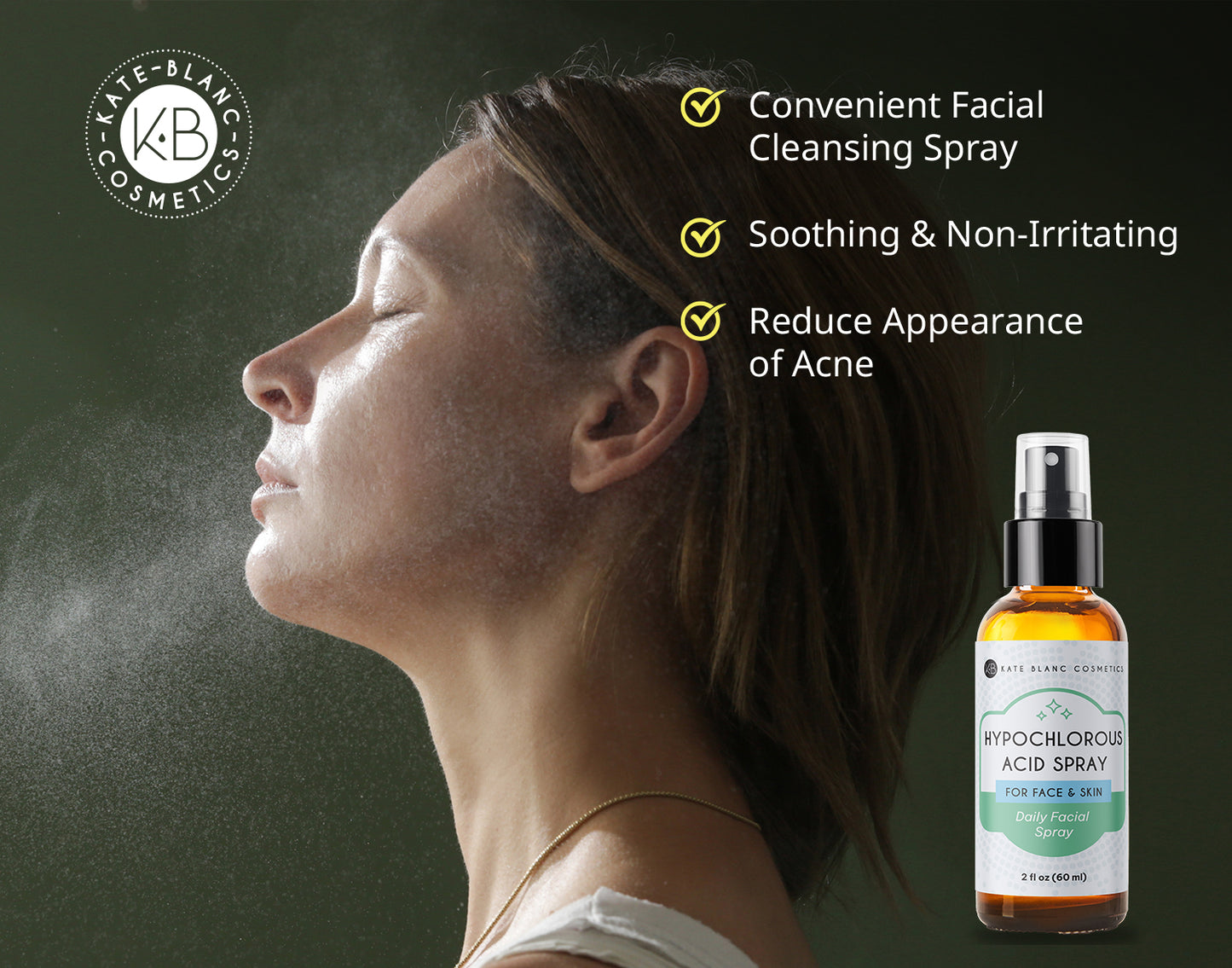 Hypochlorous Acid Spray for Face and Skin