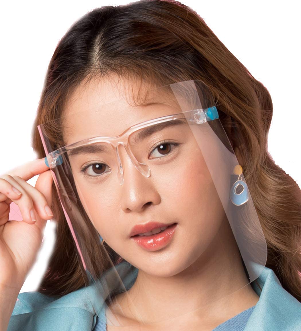 Face Shield with Glasses (2 Sets)