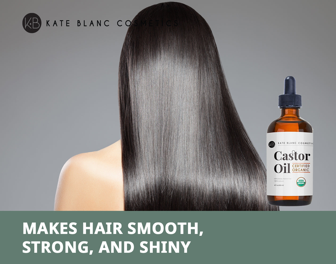 Castor Oil for Eyelash Growth, Eyebrows Growth & Hair Growth Organic